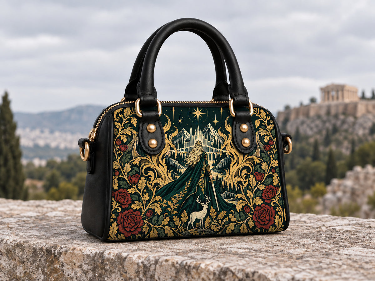 "The Fire Queen" White Stag Mini Satchel