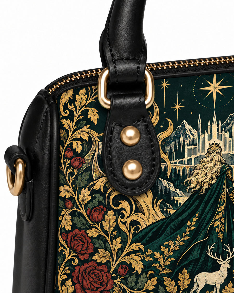 "The Fire Queen" White Stag Mini Satchel
