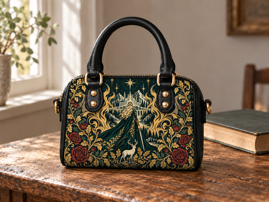 "The Fire Queen" White Stag Mini Satchel