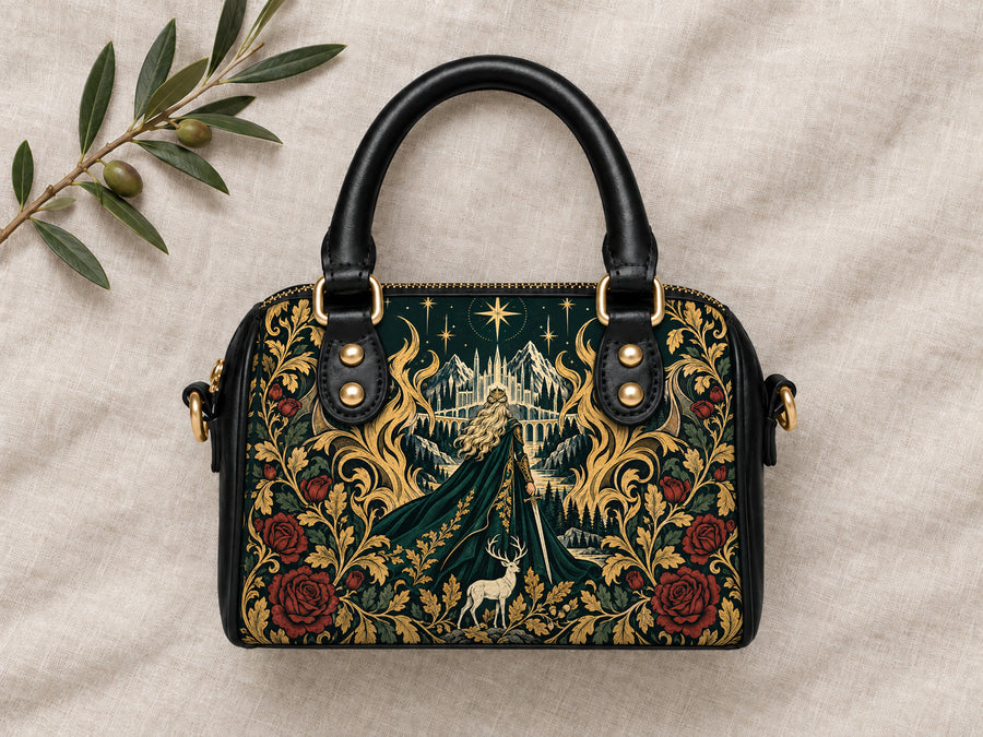 "The Fire Queen" White Stag Mini Satchel
