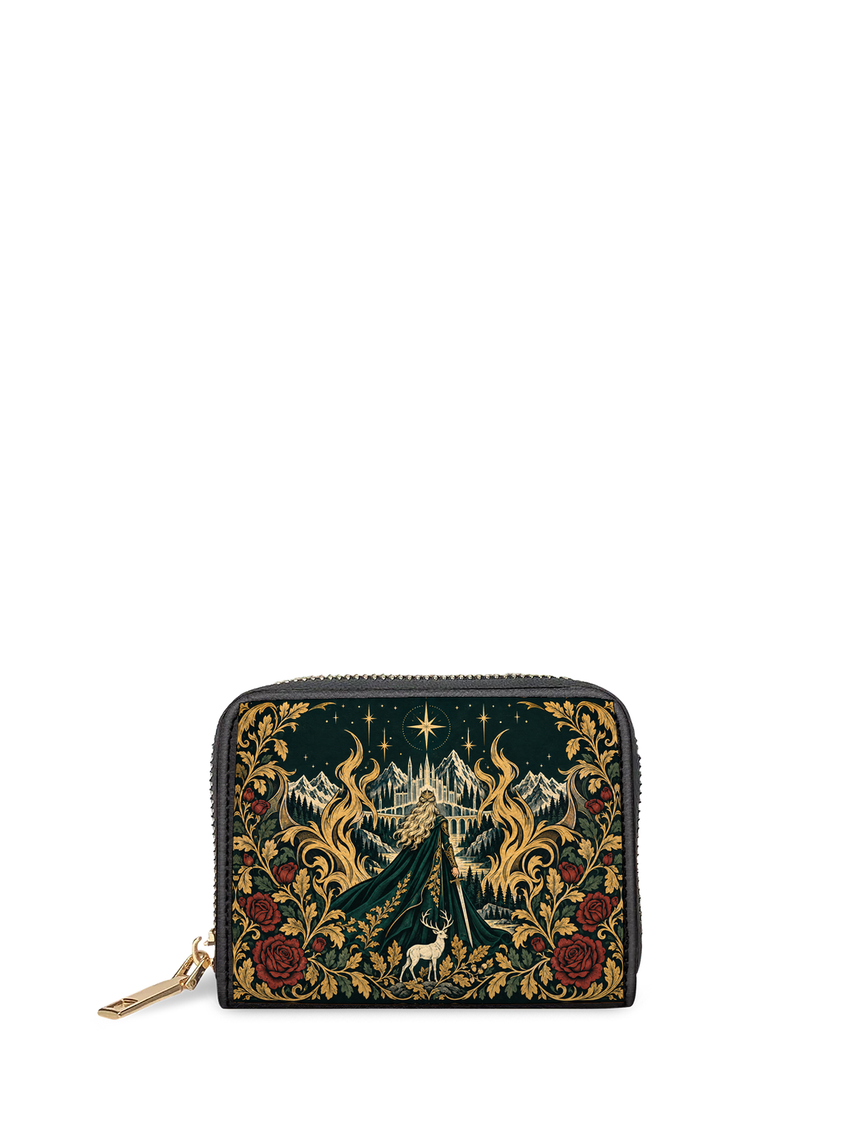 "The Fire Queen" White Stag Mini Wallet