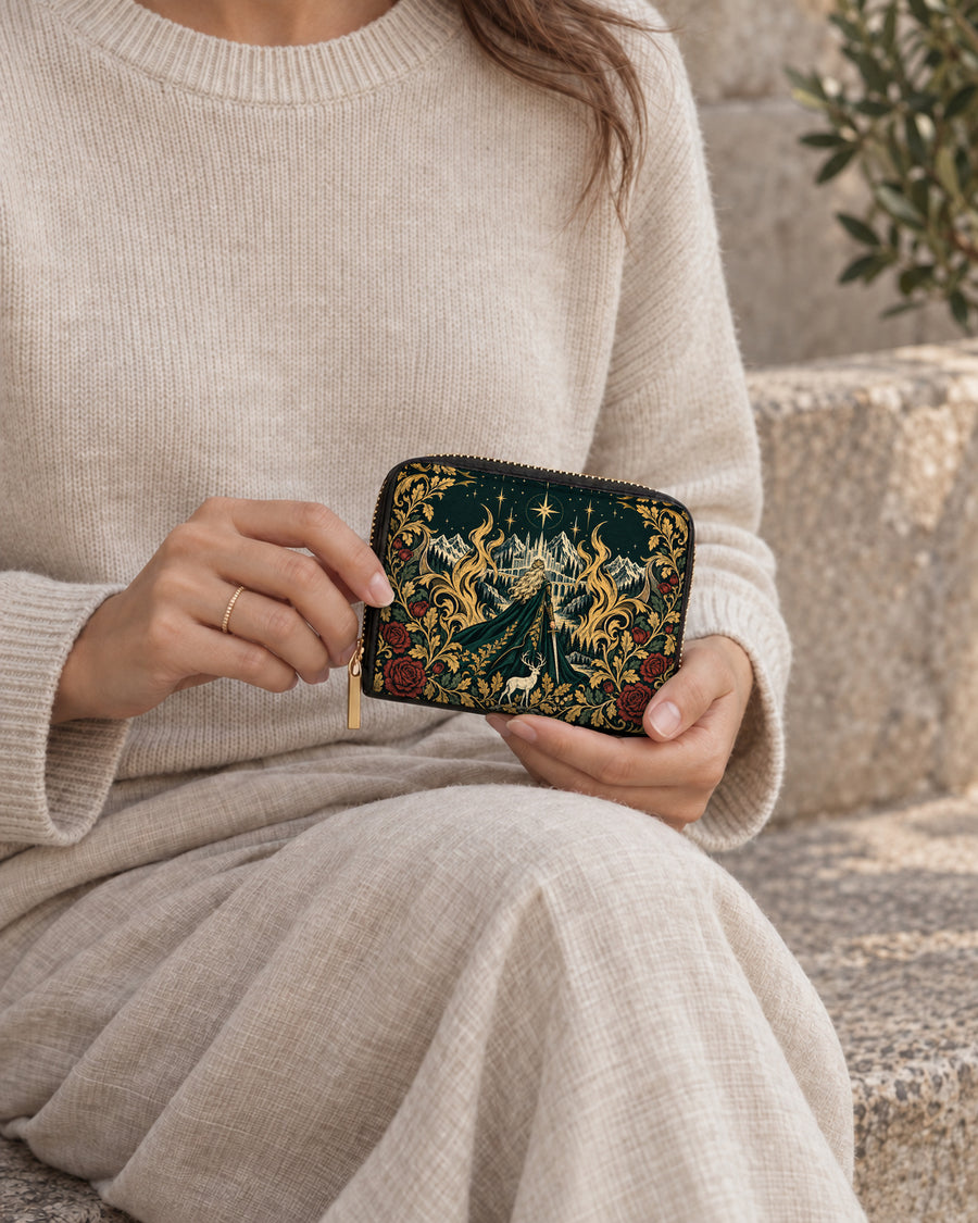 "The Fire Queen" White Stag Mini Wallet