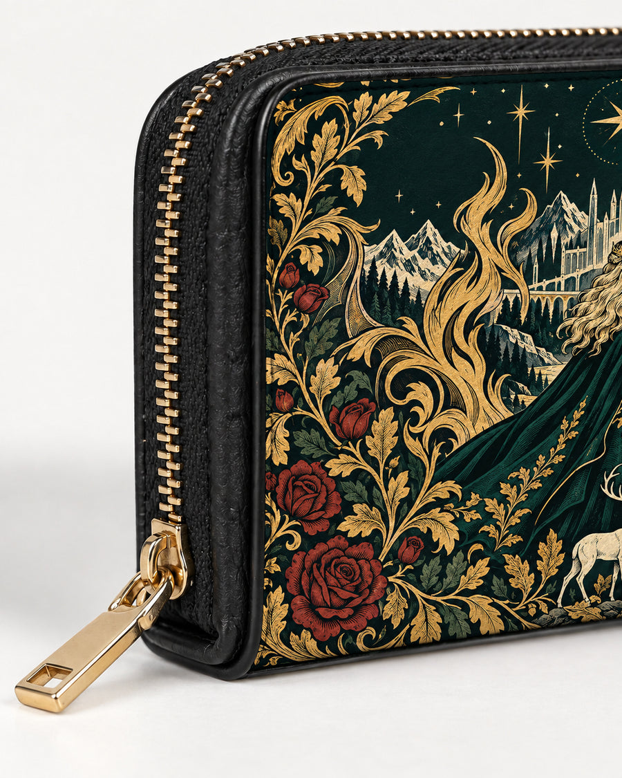 "The Fire Queen" White Stag Mini Wallet