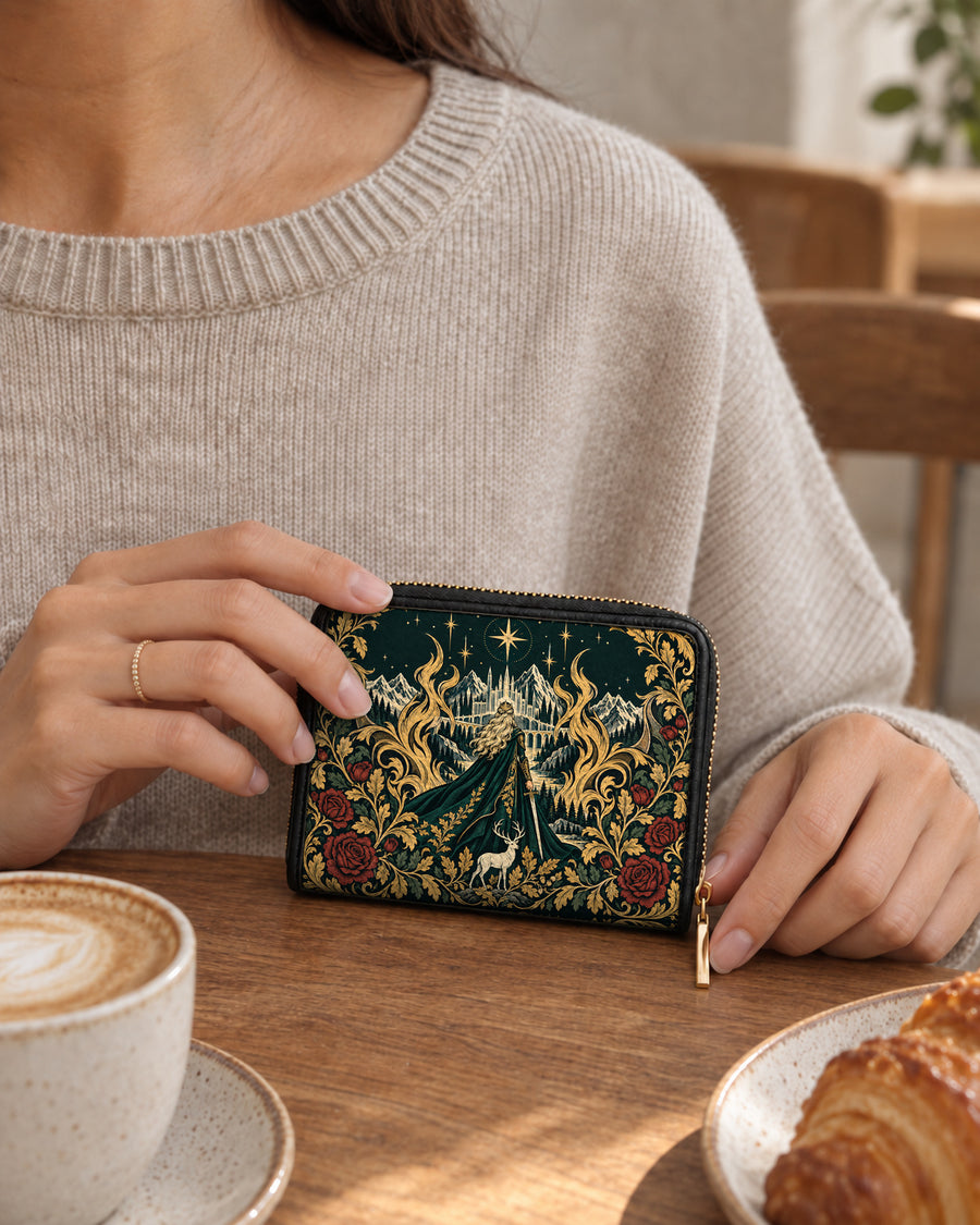 "The Fire Queen" White Stag Mini Wallet