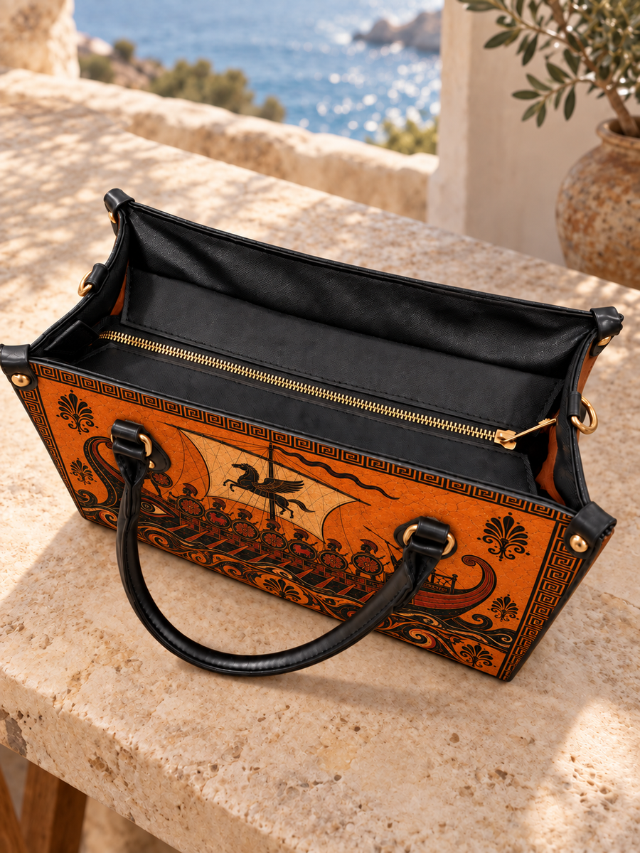 "The Odyssey" Art Edition Leather Handbag