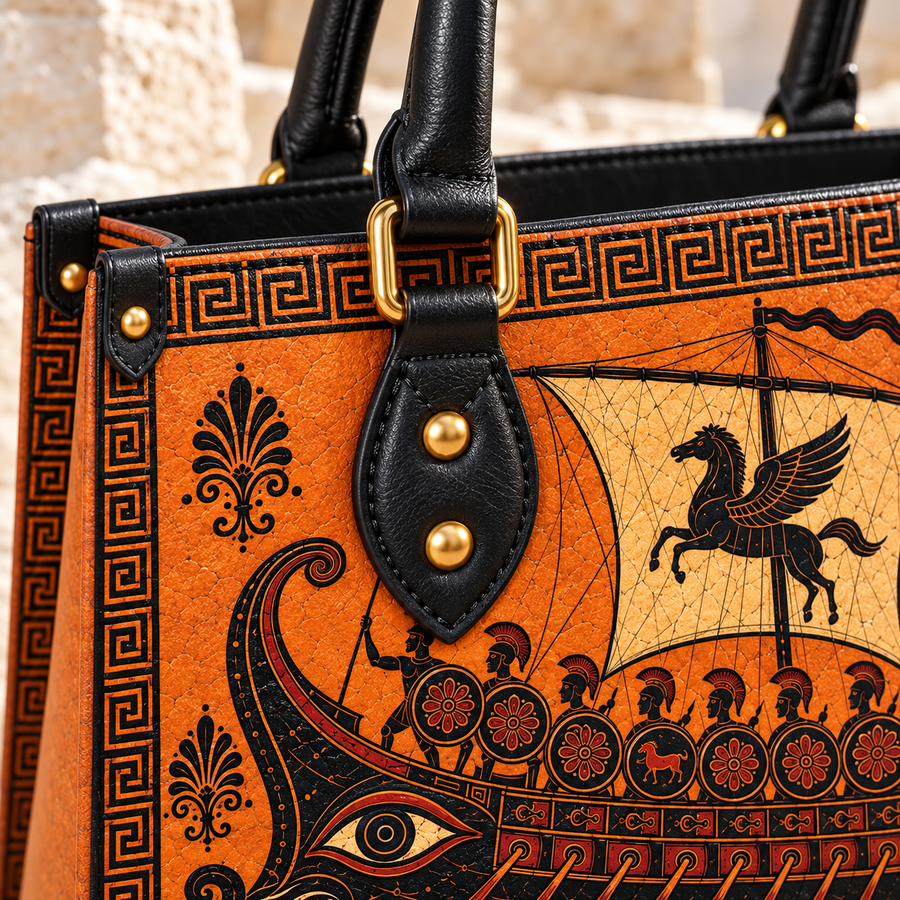 "The Odyssey" Art Edition Leather Handbag