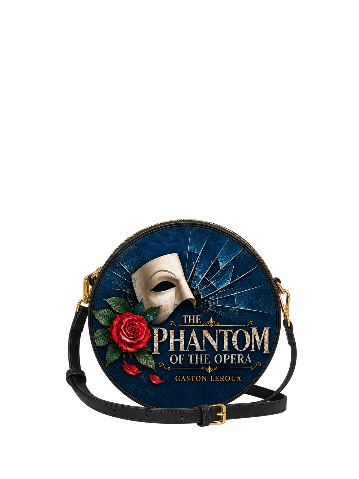 "The Phantom Of The Opera" Circle Crossbody Bag