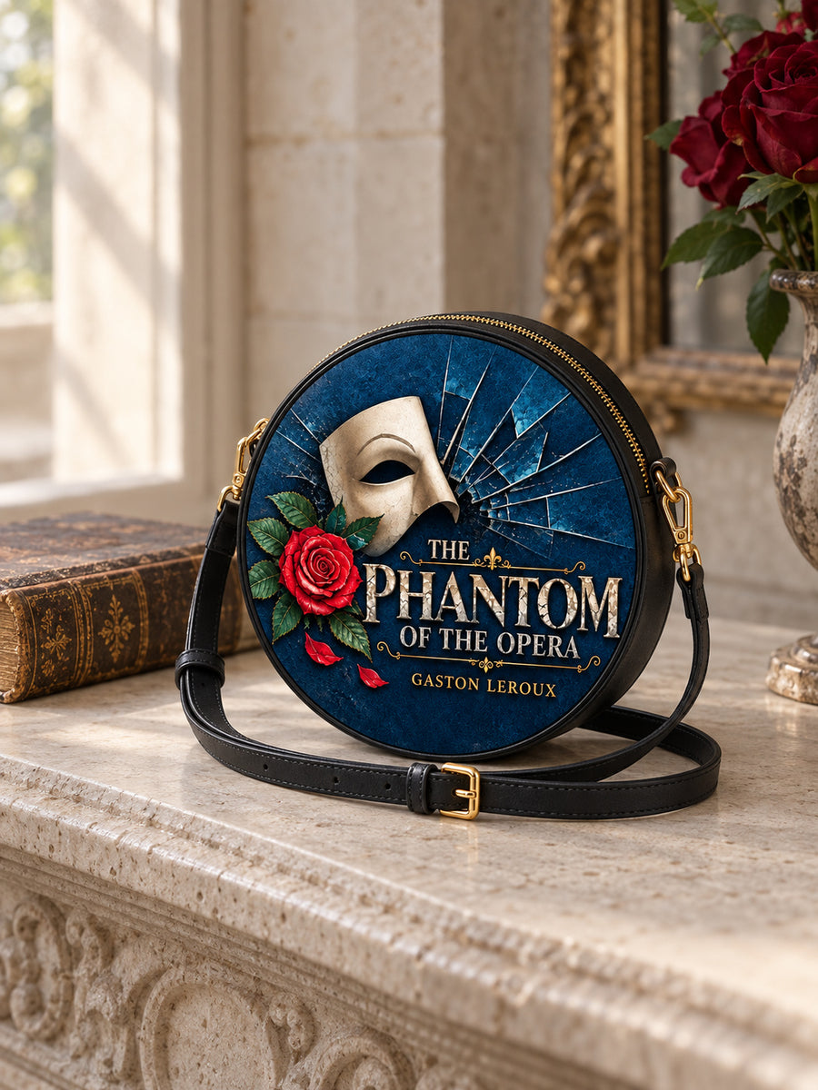 "The Phantom Of The Opera" Circle Crossbody Bag