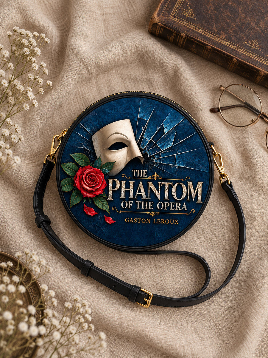 "The Phantom Of The Opera" Circle Crossbody Bag