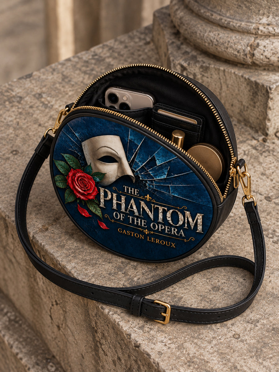 "The Phantom Of The Opera" Circle Crossbody Bag