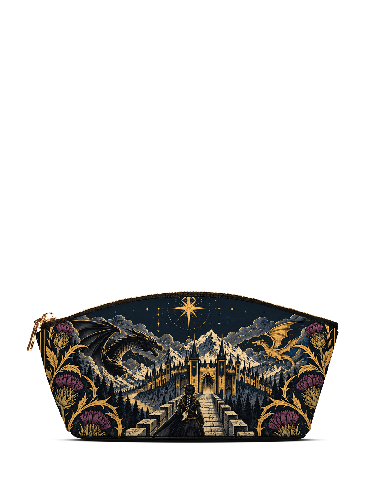 "The Parapet" Starlit Dragons Eclipse Makeup Bag