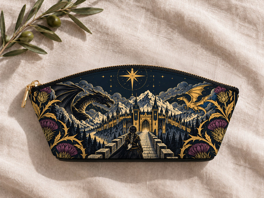 "The Parapet" Starlit Dragons Eclipse Makeup Bag