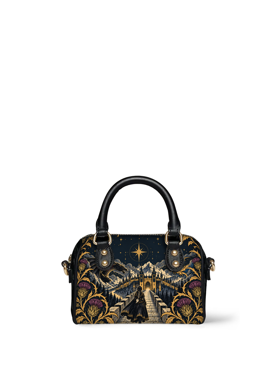 "The Parapet" Starlit Dragons Mini Satchel
