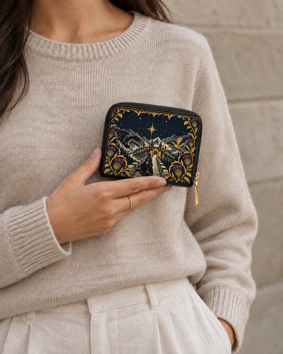 "The Parapet" Starlit Dragons Mini Wallet
