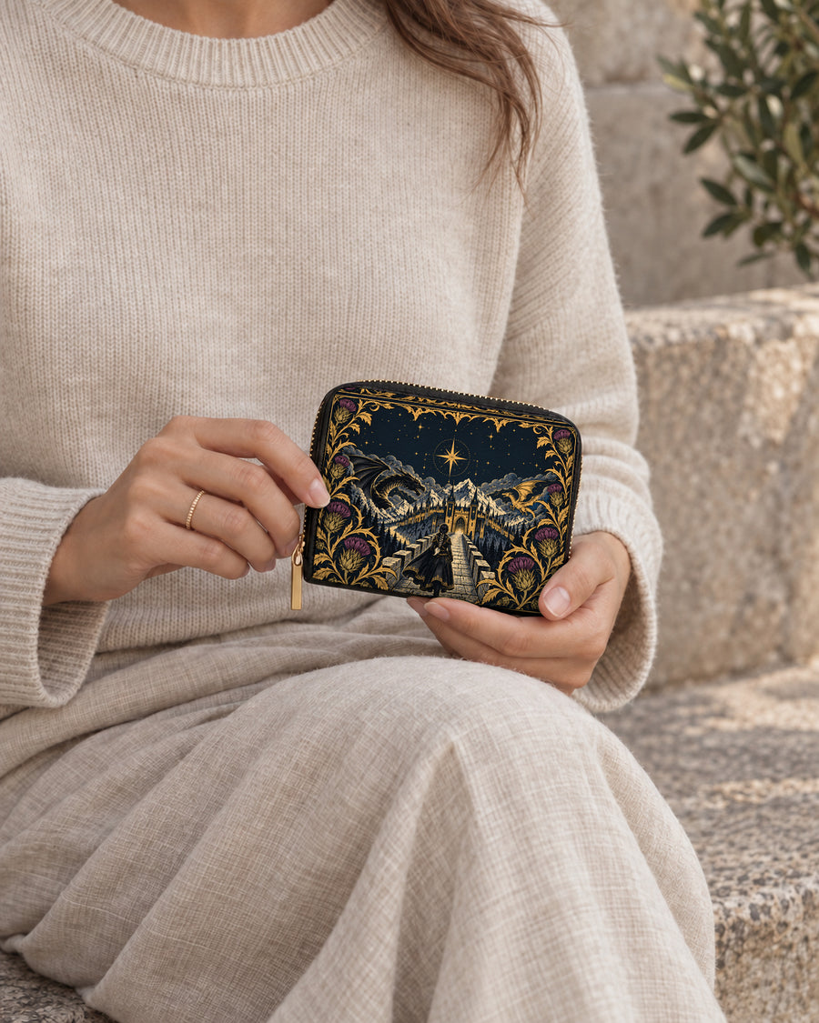 "The Parapet" Starlit Dragons Mini Wallet