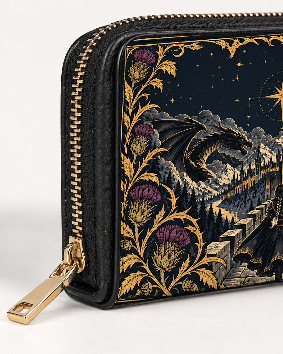 "The Parapet" Starlit Dragons Mini Wallet