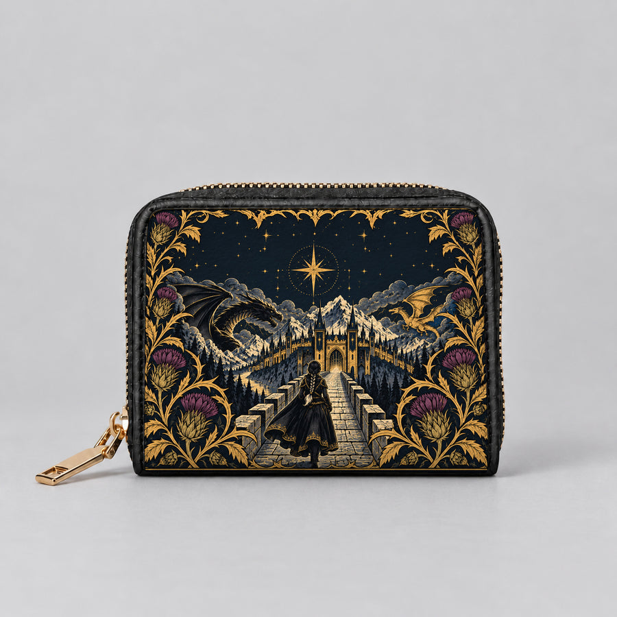 "The Parapet" Starlit Dragons Mini Wallet