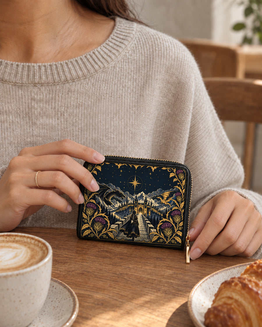 "The Parapet" Starlit Dragons Mini Wallet