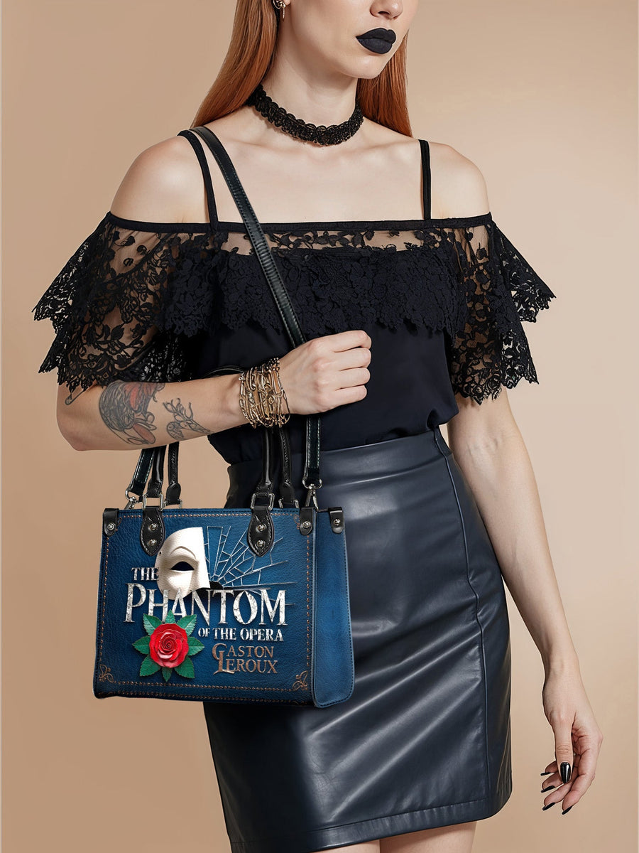 "The Phantom Of The Opera" - Black Interior - Small Leather Handbag