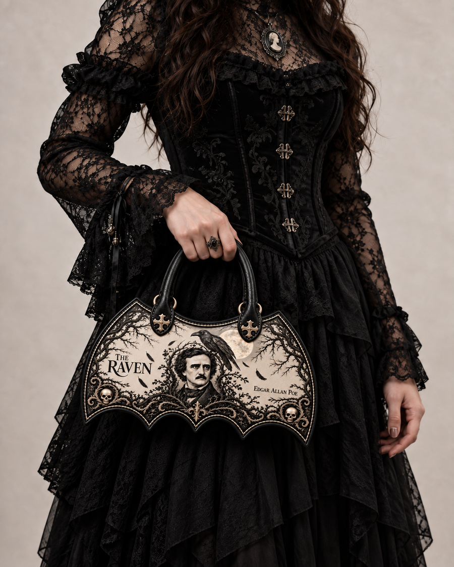 "The Raven" Bat Wing Handbag