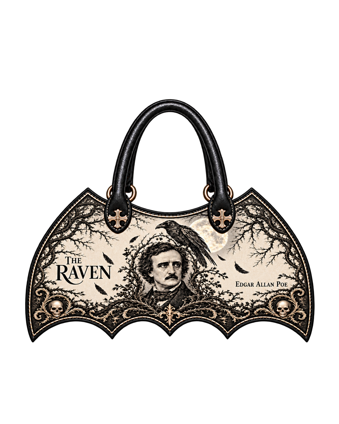 "The Raven" Bat Wing Handbag