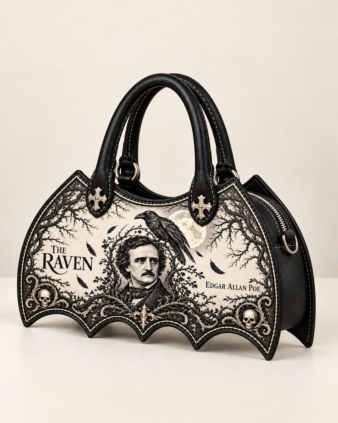 "The Raven" Bat Wing Handbag