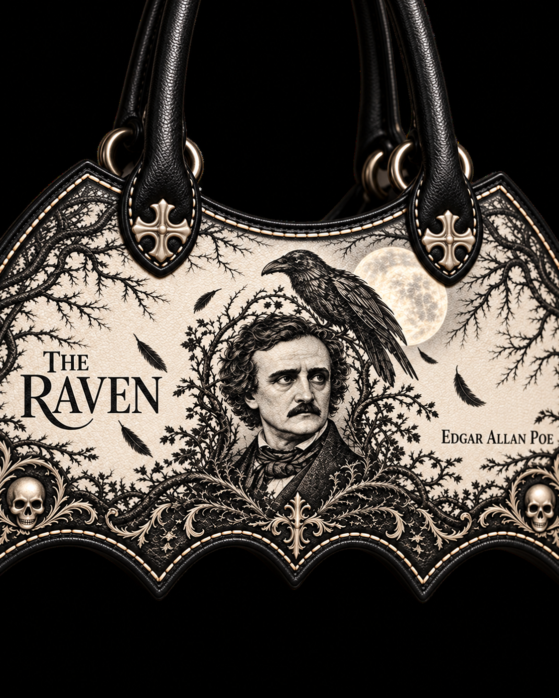 "The Raven" Bat Wing Handbag