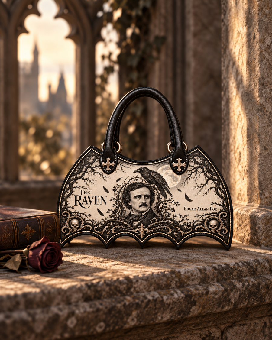 "The Raven" Bat Wing Handbag
