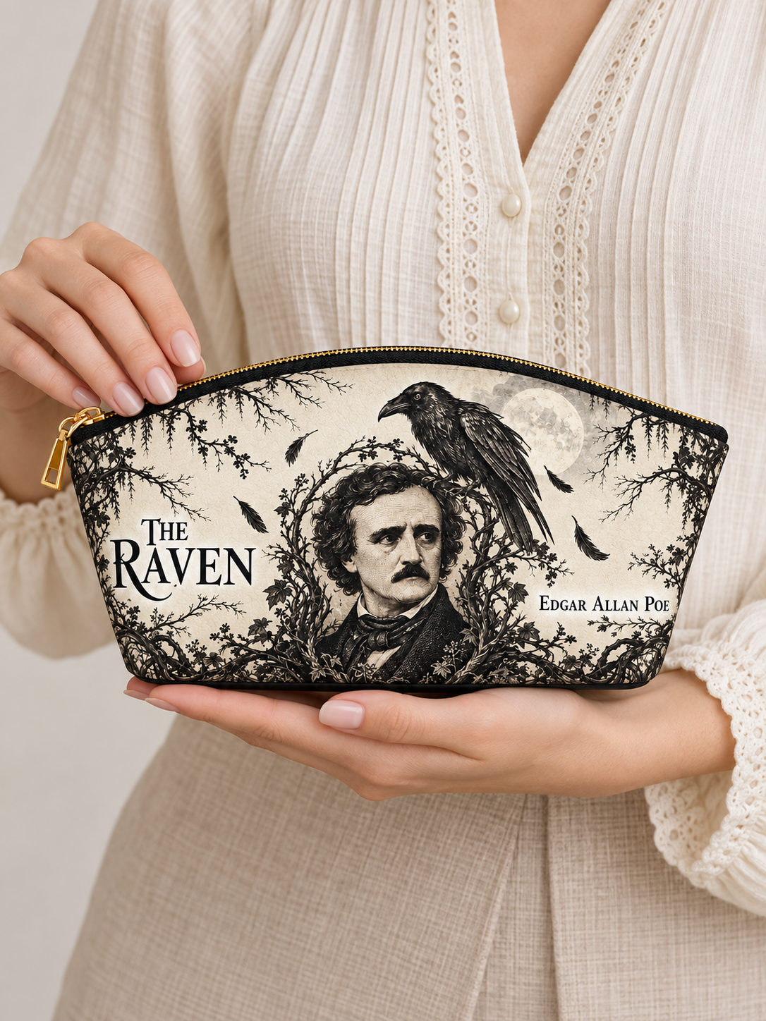 "The Raven" Eclipse Makeup Bag