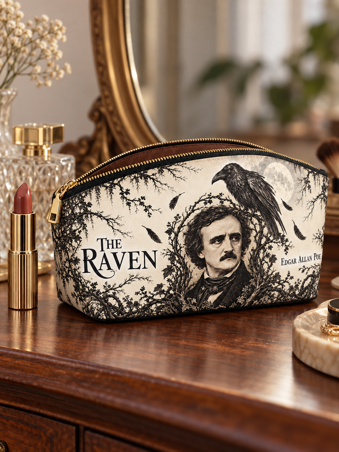 "The Raven" Eclipse Makeup Bag