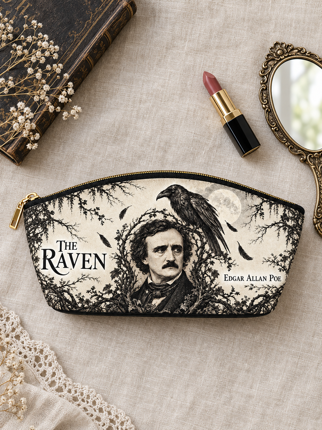 "The Raven" Eclipse Makeup Bag