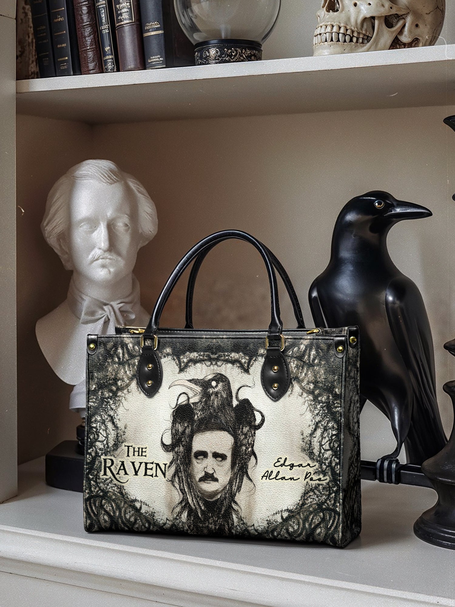 "The Raven" Leather Handbag
