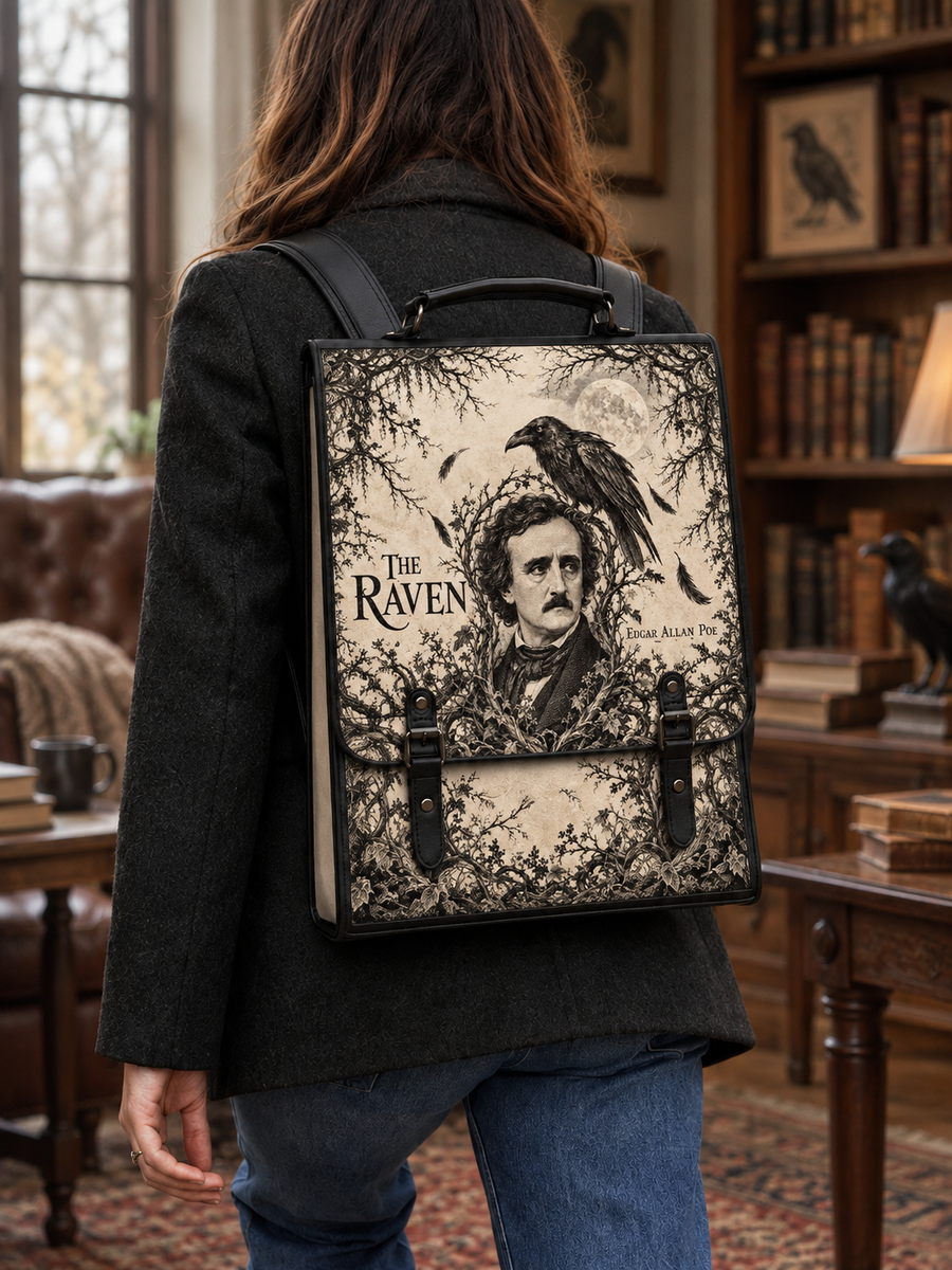 "The Raven" Leather Backpack