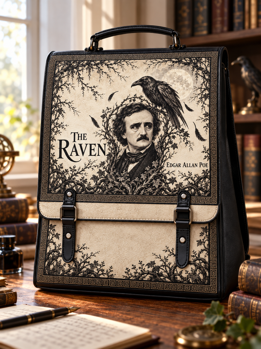 "The Raven" Leather Backpack
