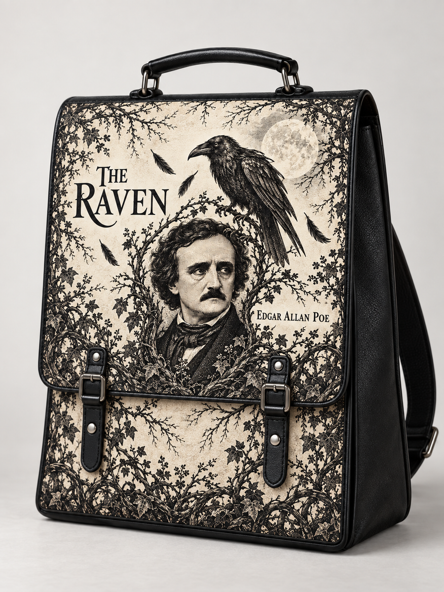 "The Raven" Leather Backpack