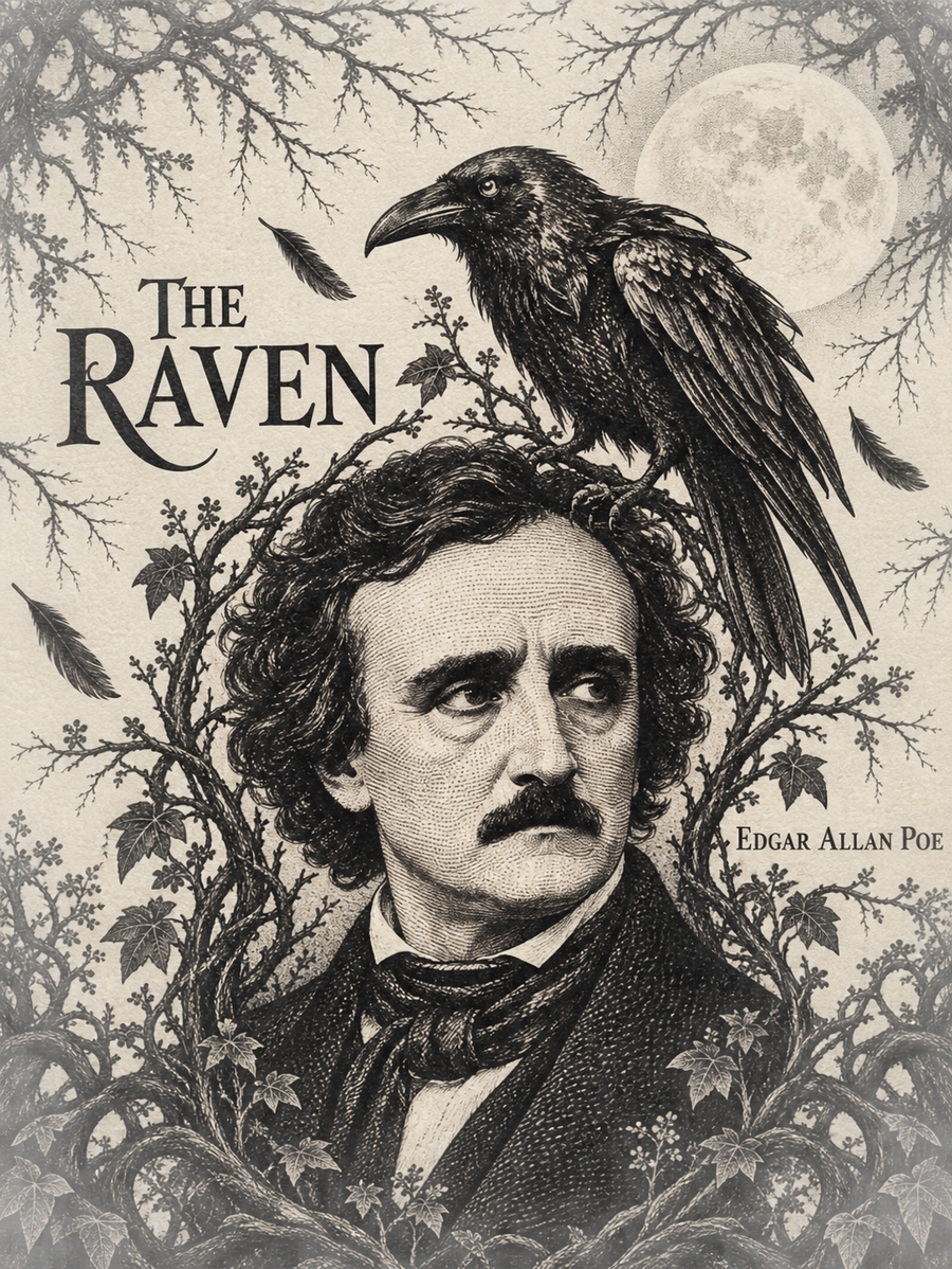 "The Raven" Leather Backpack