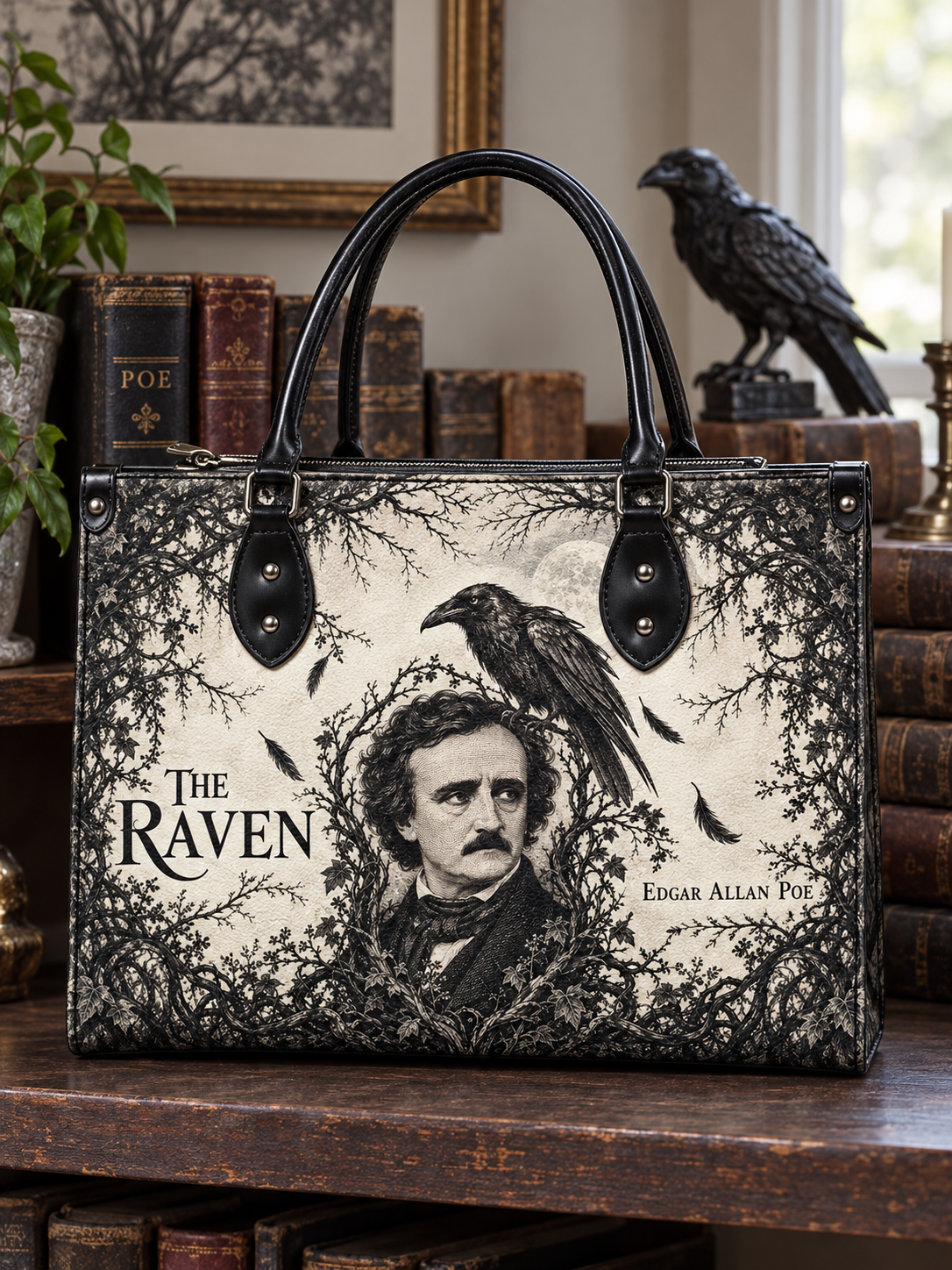"The Raven" Leather Handbag