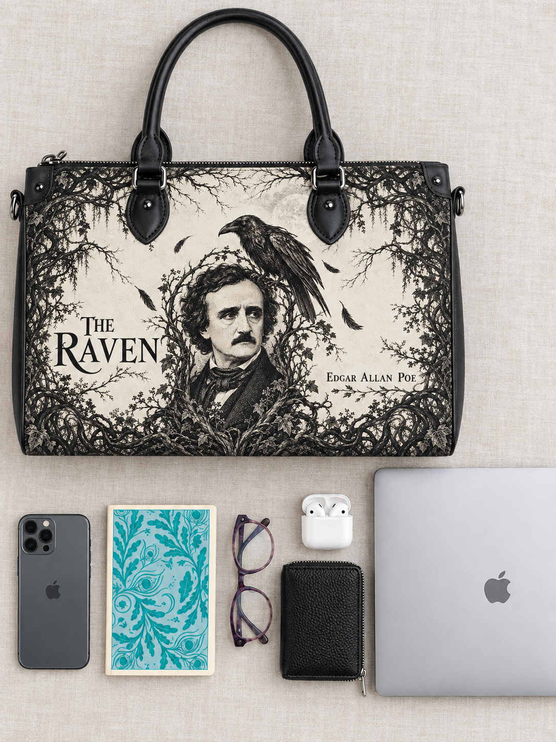 "The Raven" Leather Handbag