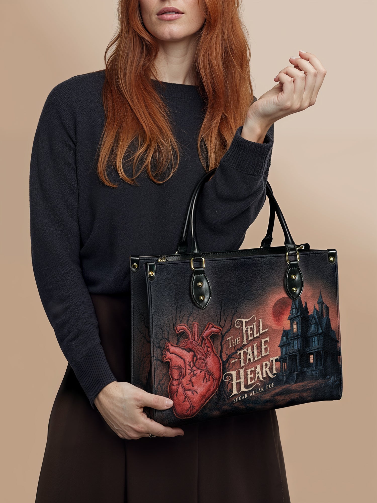 "The Tell-Tale Heart" Leather Handbag