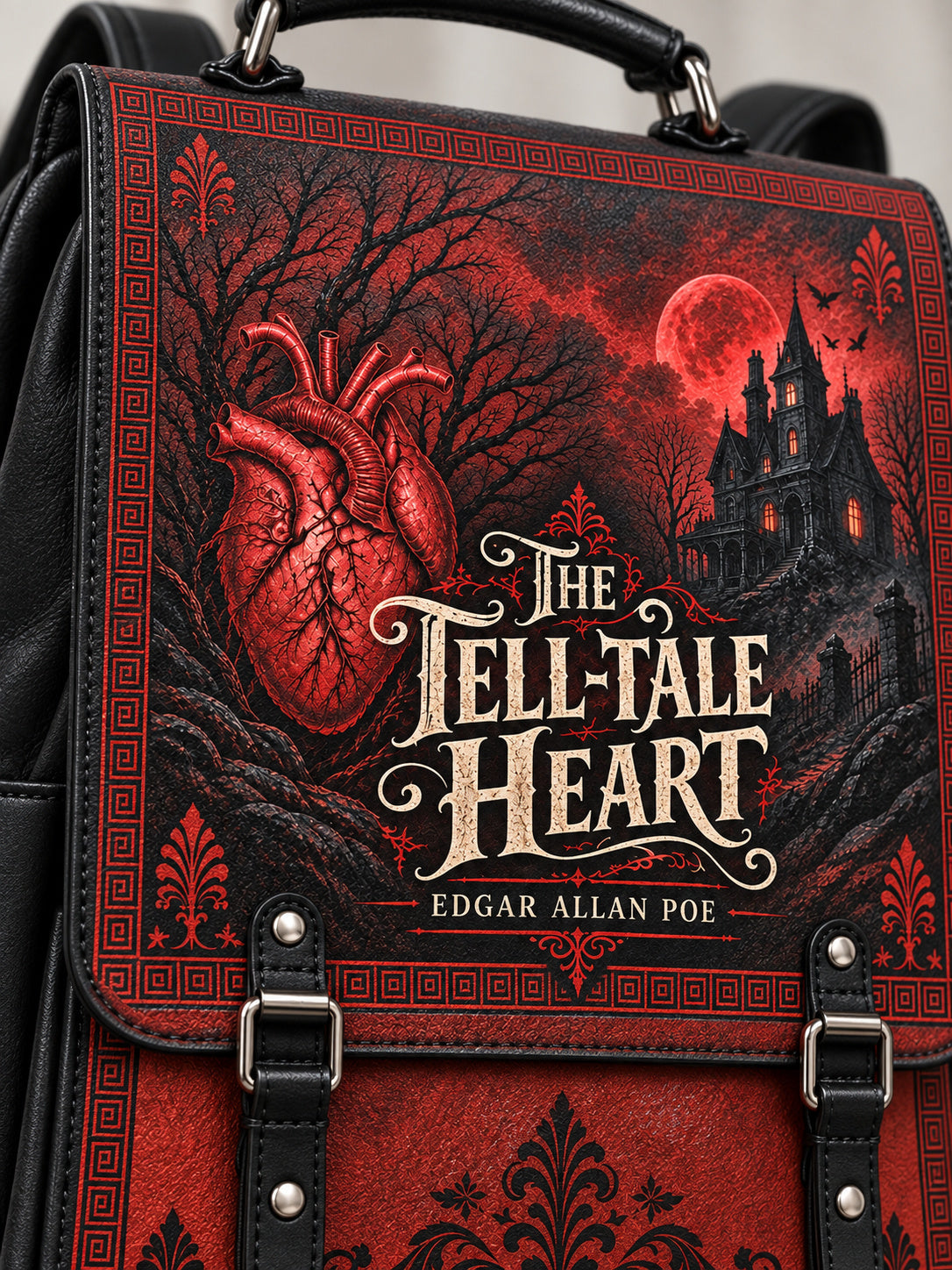 "The Tell-Tale Heart" Leather Backpack