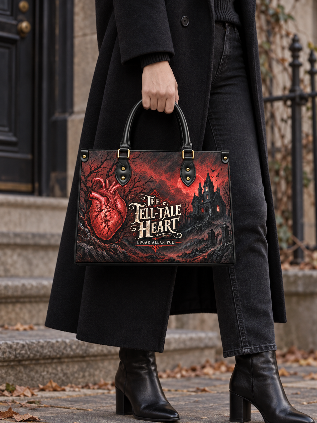 "The Tell-Tale Heart" Leather Handbag