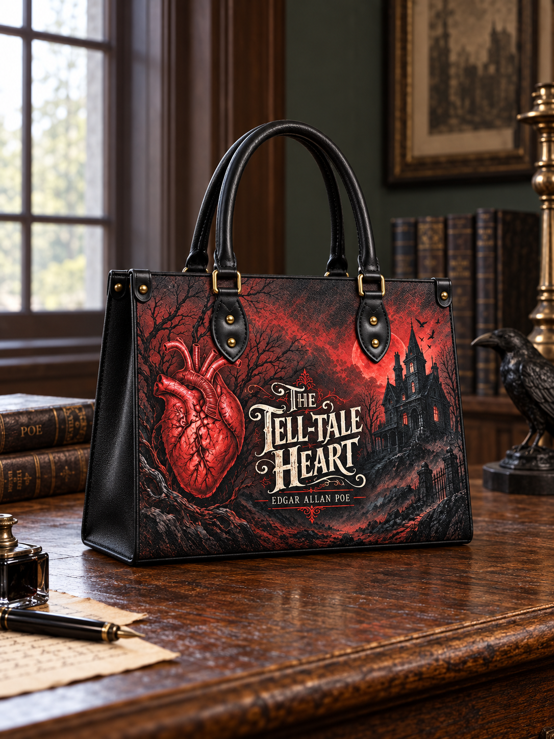 "The Tell-Tale Heart" Leather Handbag