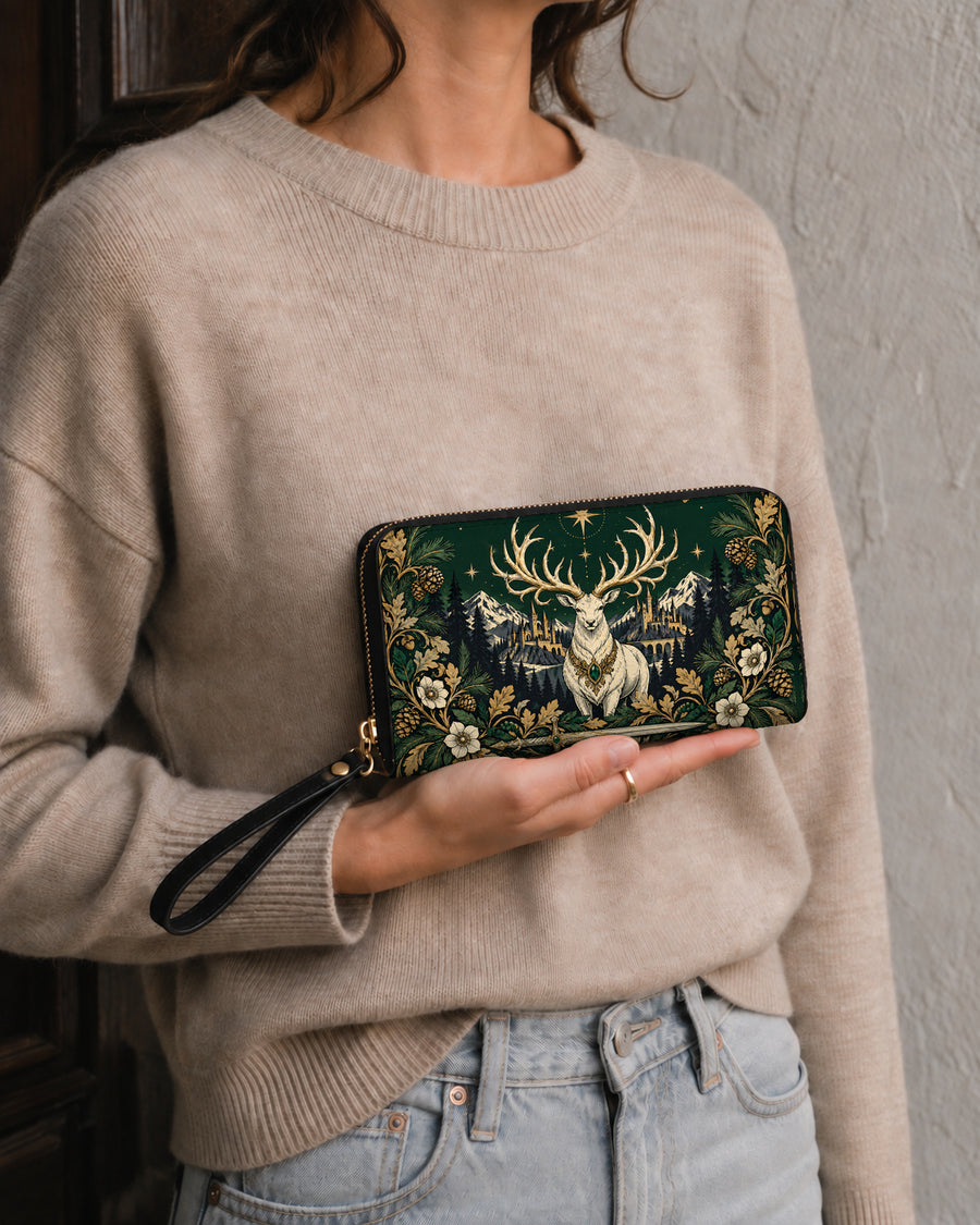 "The White Stag" Northern Court Long Wallet