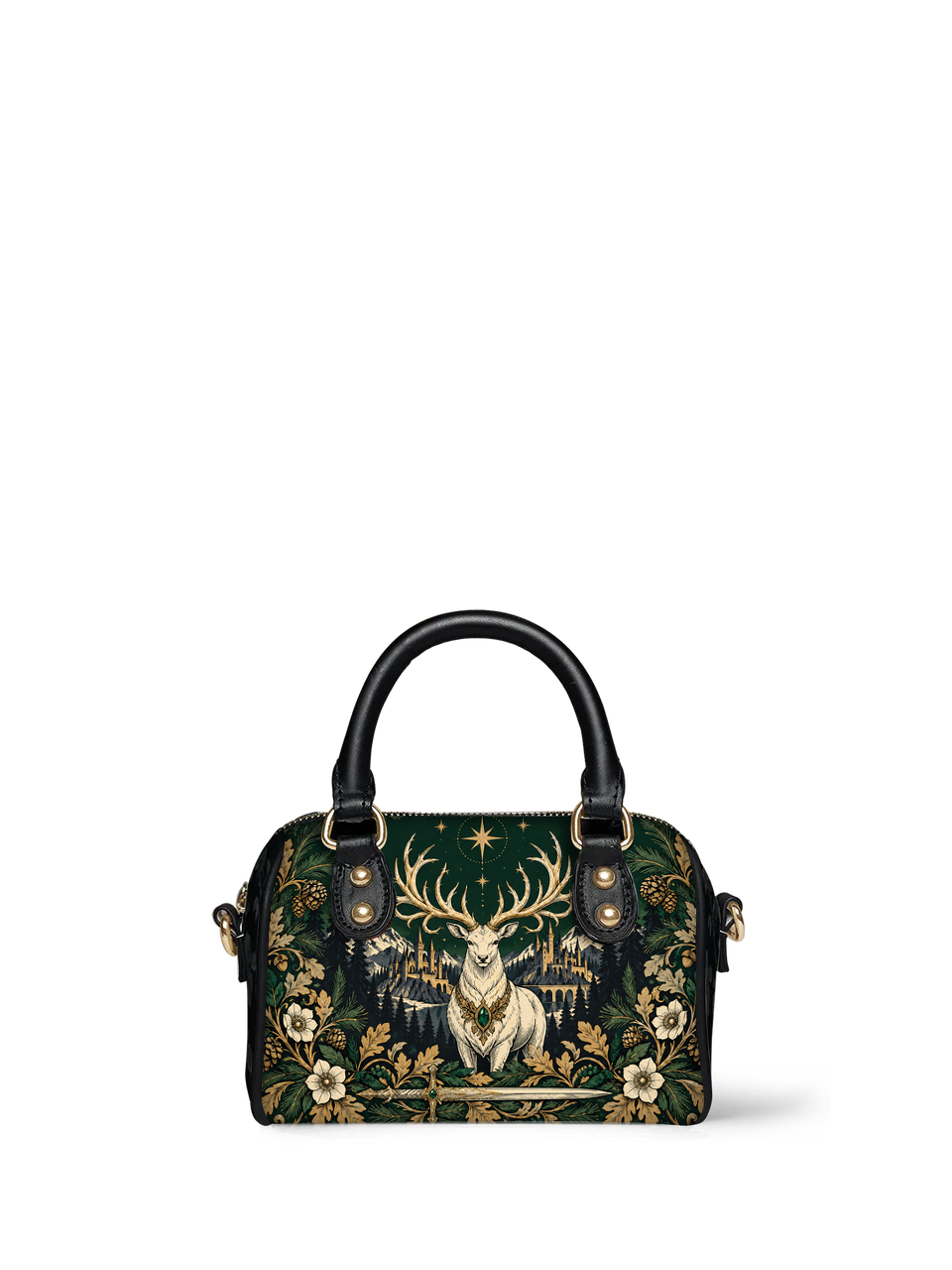 "The White Stag" Northern Court Mini Satchel