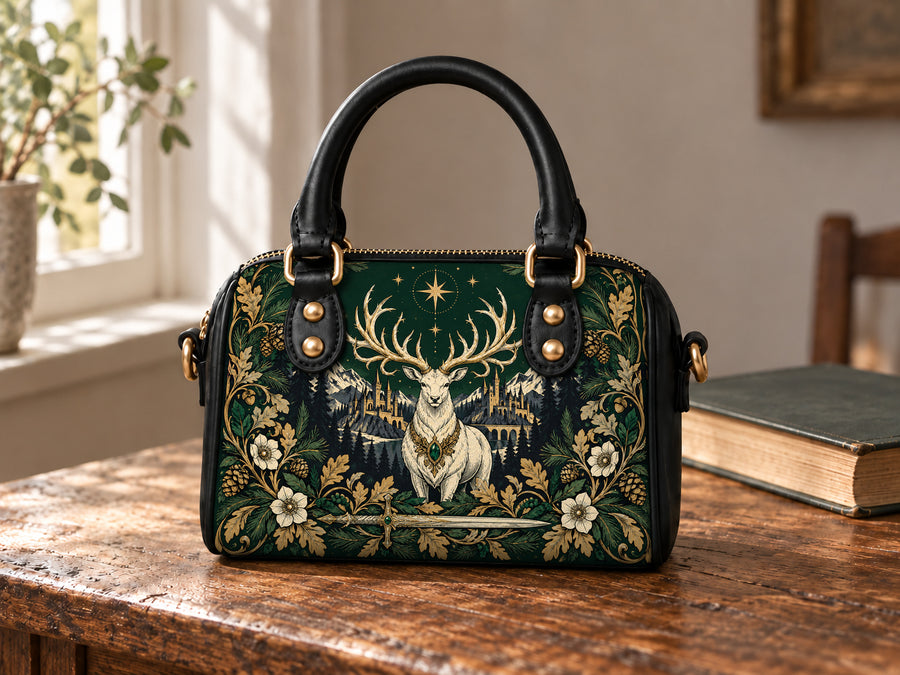 "The White Stag" Northern Court Mini Satchel