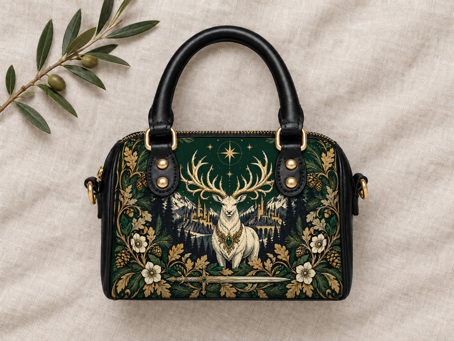 "The White Stag" Northern Court Mini Satchel