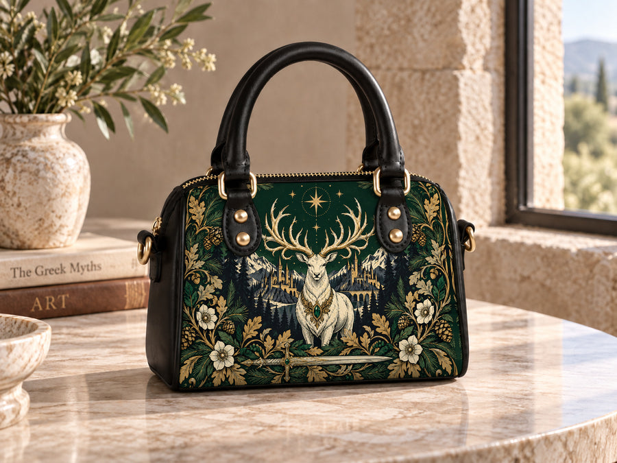 "The White Stag" Northern Court Mini Satchel