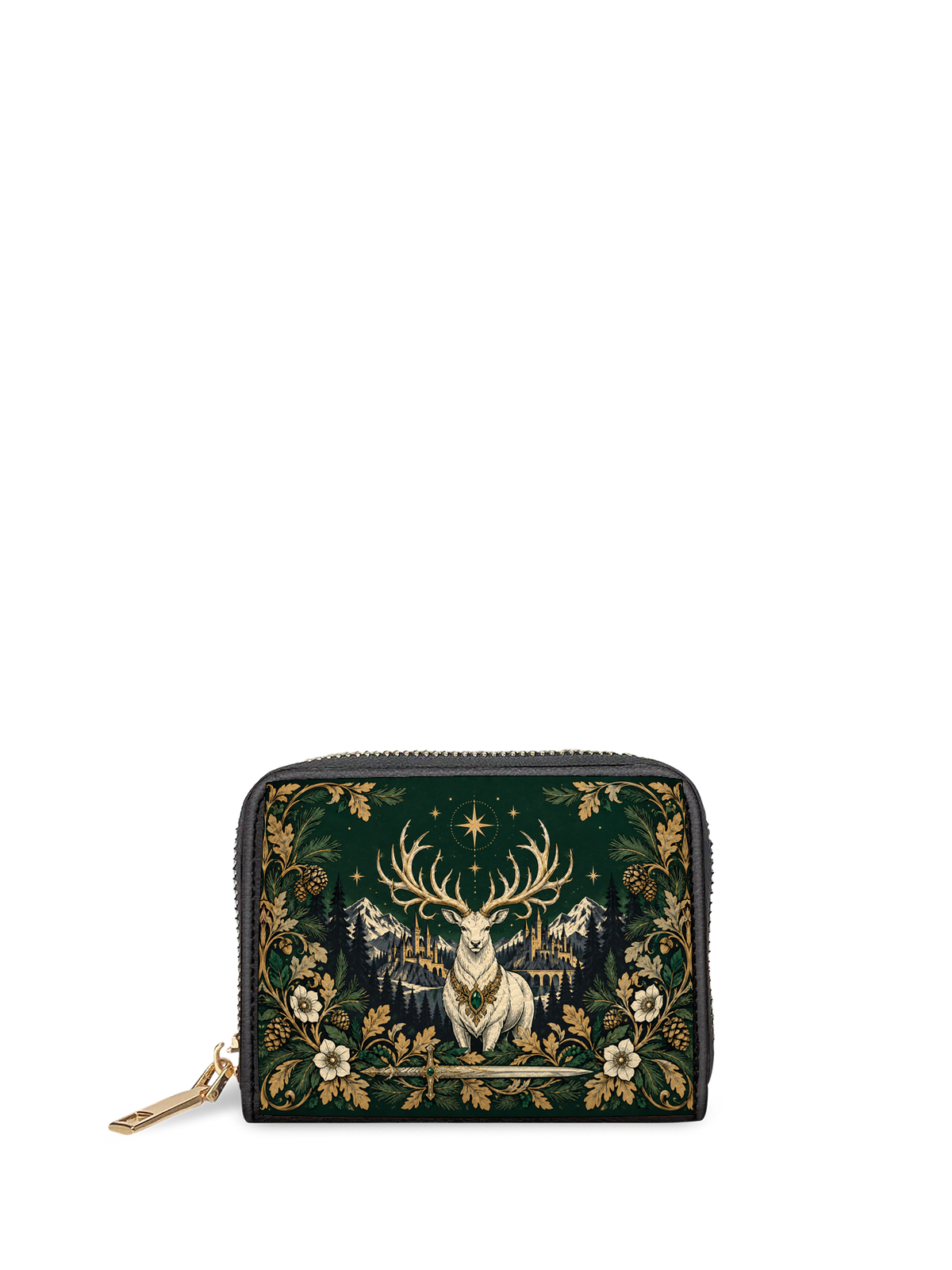 "The White Stag" Northern Court Mini Wallet