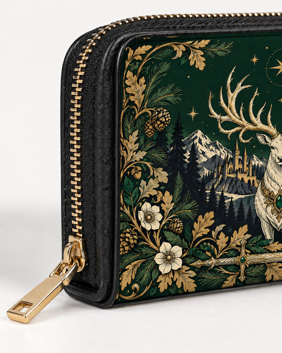 "The White Stag" Northern Court Mini Wallet