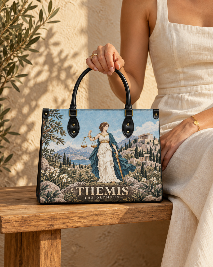 "Themis" Leather Handbag
